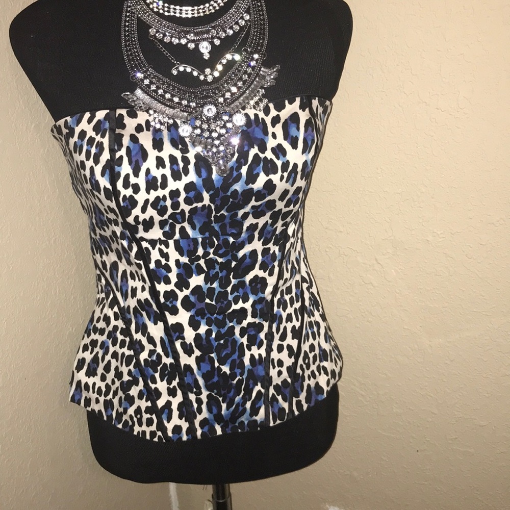 Leopard bustier
